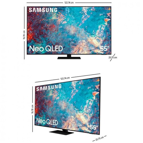 Pantalla Samsung 55" Qled 4K Smart Tv Qn55Qn85Aafxzx