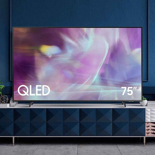 Pantalla Samsung 75" Qled 4K Qn75Q60Aafxzx