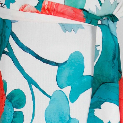 Falda Amplia Diseño Estampado Basel