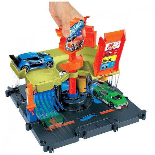 Autolavado de la Ciudad City Hot Wheels