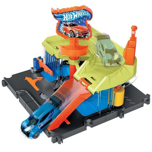 Autolavado de la Ciudad City Hot Wheels