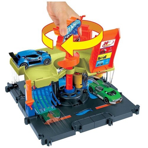 Autolavado de la Ciudad City Hot Wheels
