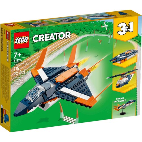 Avión Jet Supersónico Lego Creator