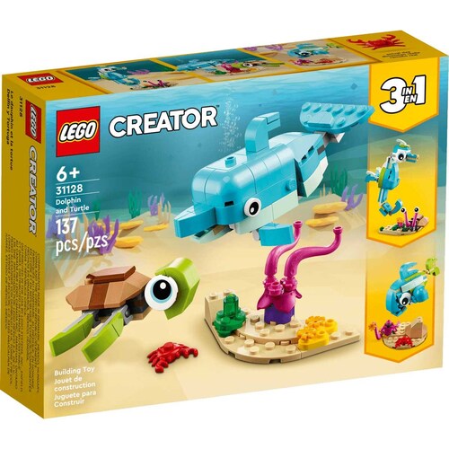 Delfín Y Tortuga Lego Creator