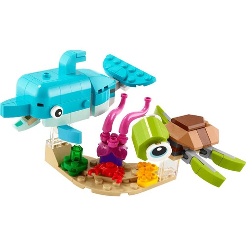 Delfín Y Tortuga Lego Creator