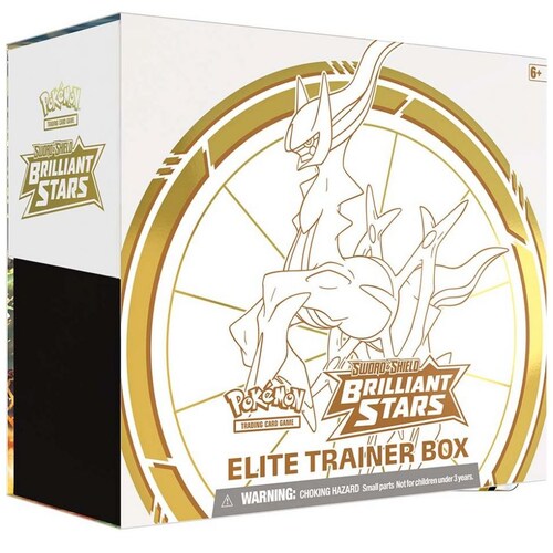 Sobre de Cartas Pokémon Tcg Brilliant Stars Elite Trainer Box