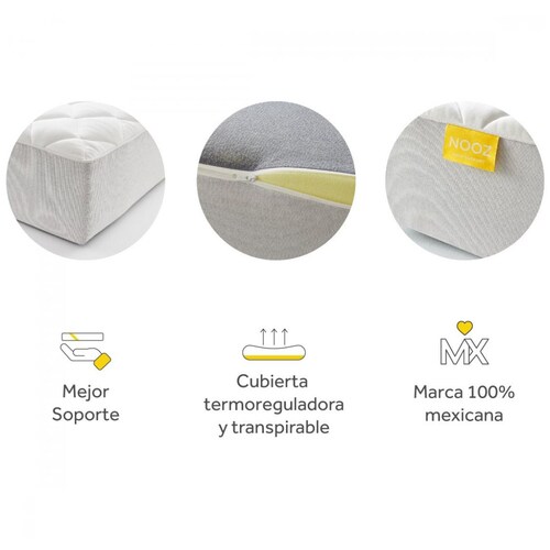 Colchón Matrimonial High Support Nooz