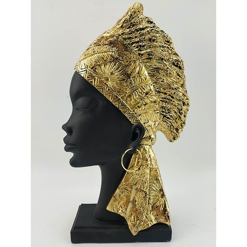 Cara Africana Negro con Dorado Poli G Sears Mexcio