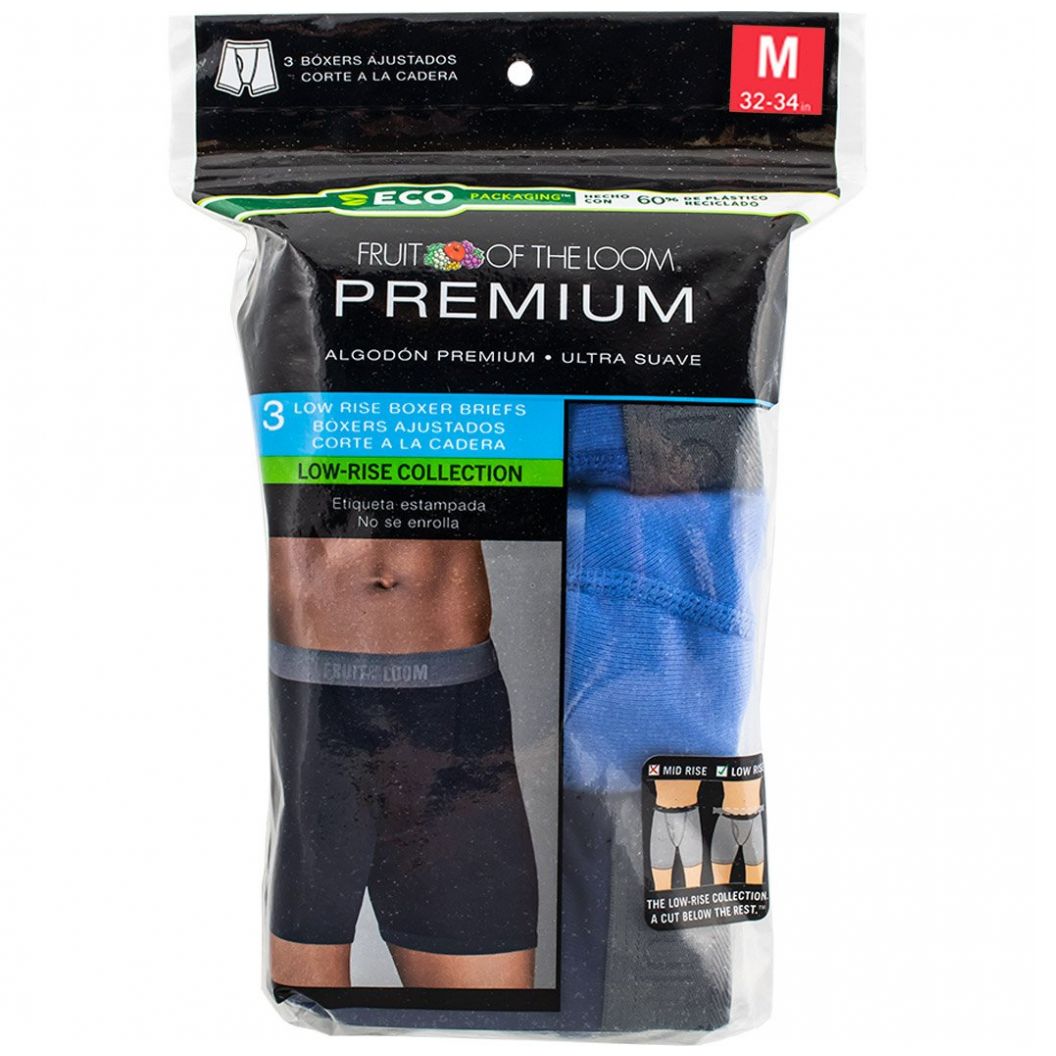 Bóxer Ajustado Fruit Of The Loom Premium de Piezas para Hombre