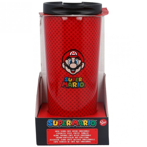 Vaso Térmico Acero Inoxidable Mario Bross Nintendo