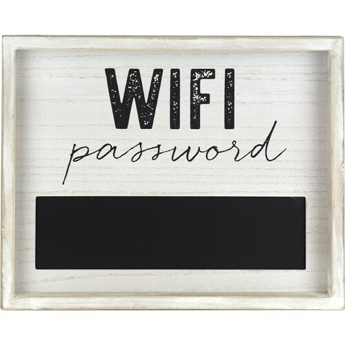 Cuadro Decorativo 11X14 Clave Wifii Mdf Mtb