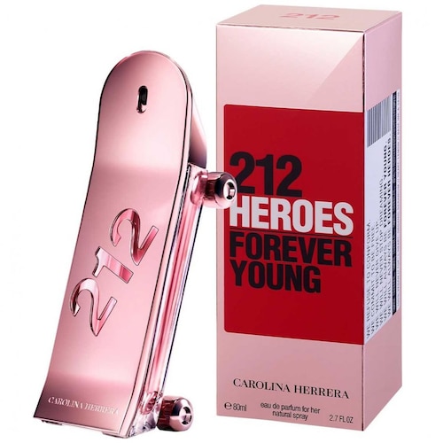 Eau de Parfum Carolina Herrera 212 Héroes For Her 80Ml para Mujer