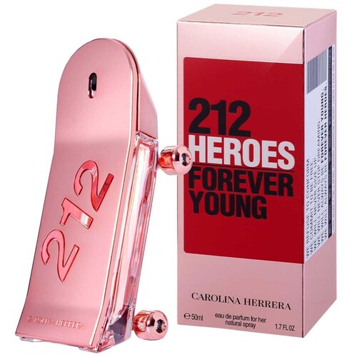 Eau de Parfum Carolina Herrera 212 Héroes For Her 50Ml Perfume para Mujer