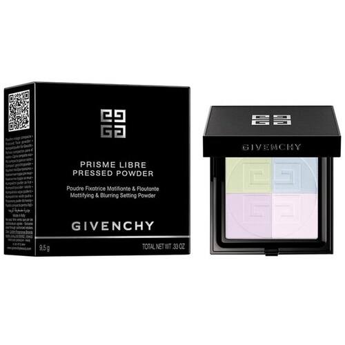 Givenchy Prisme Libre Pressed Powder, Polvo Compacto Traslucido Matificante N01 Mousseline Pastel