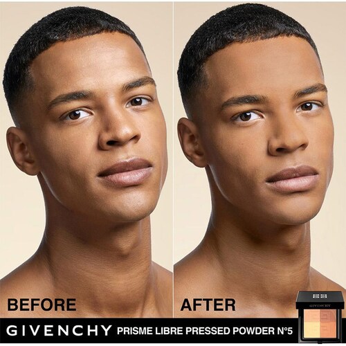 Givenchy Prisme Libre Pressed Powder, Polvo Compacto Traslucido Matificante N05 Popeline Mimosa