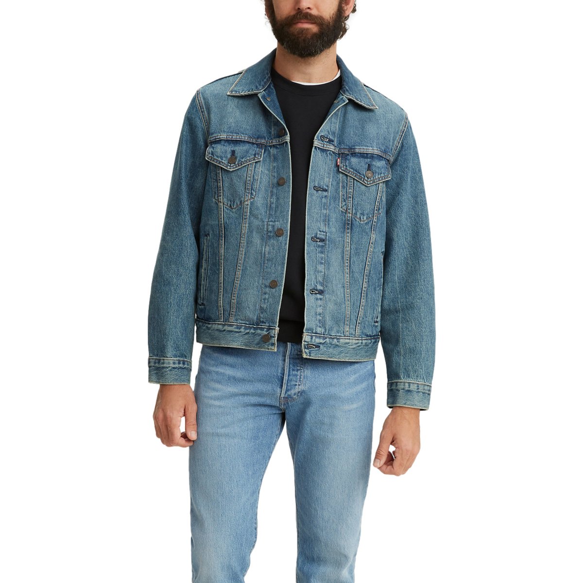 Chaqueta jean best sale hombre levis