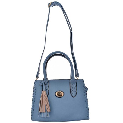 Bolsa Satchel Chatties en Color Azul