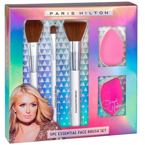 Set de Brochas Paris Hilton Glam 3 Brochas + 2 Esponjas