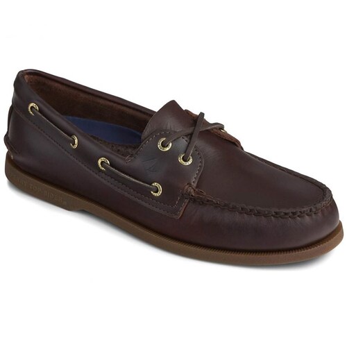 Top Slider Piel Café Sperry  Modelo 195214 para Hombre