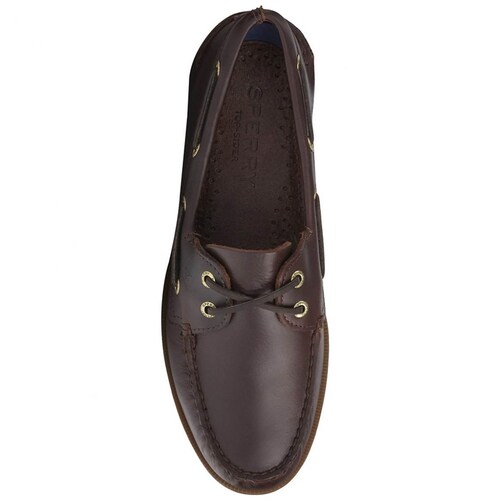 Top Slider Piel Café Sperry  Modelo 195214 para Hombre