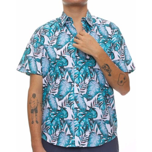 Camisa para Hombre Manga Corta Diseño Playa Costavana