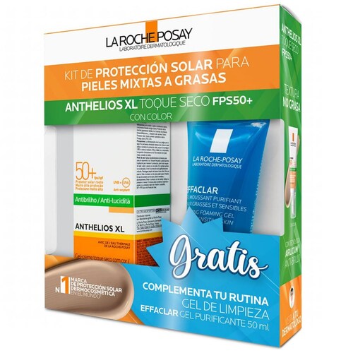 Kit Protector Solar para Piel Grasa con Color Anthelios