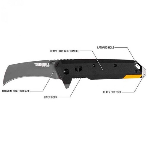 Cuchilla con Navaja Plegable Curva Toughbuilt