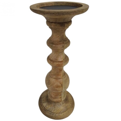 Candelero Pilar Wood M Vintage Home