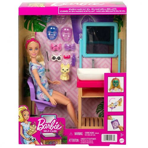 Barbie Wellness Día de Spa de Mascarillas