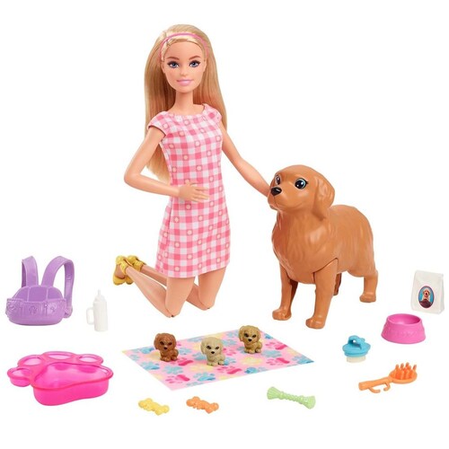 Barbie Sisters & Pets Cachorros Recién Nacidos