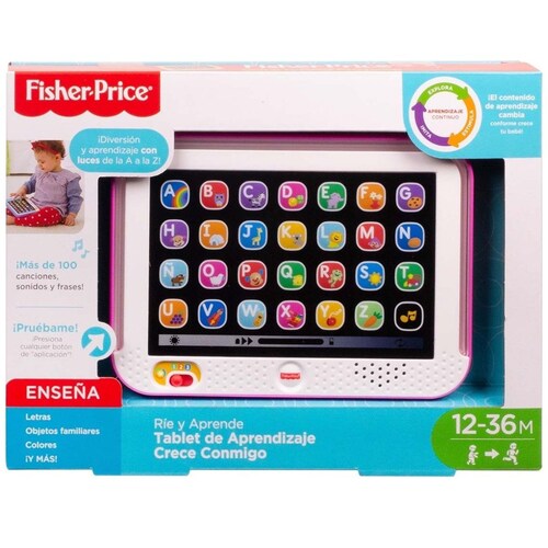 Fisher-Price Tablet de Aprendizaje Crece Conmigo Rosa