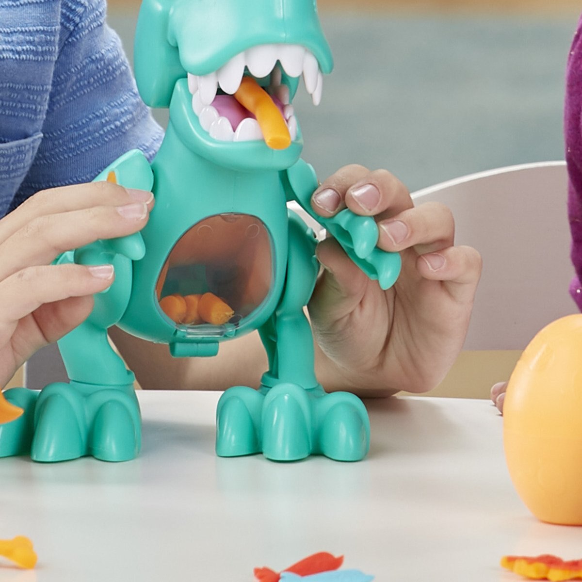 Dinosaurios play online doh