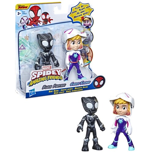 Spiderman  Hero Reveal Ghost And Black Panther