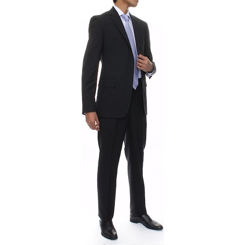 Traje para Hombre Intermezzo Color Negro Rayas Carlo Corinto