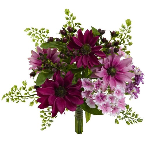 Arbusto Margaritas 9Cm Rosa Nearly Natural