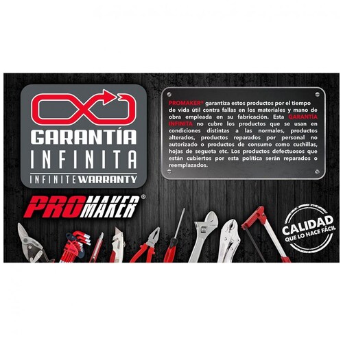 Matraca Cromada Mando 1/2 X 10" Promaker