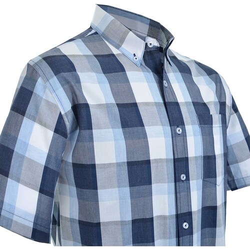 Camisa Manga Corta Casual Cavalatti C4472 para Hombre