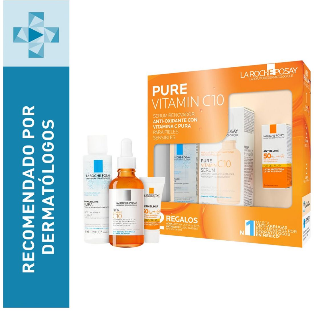 Kit Sérum Vitamina C + Desmaquillante + Bloqueador Solar image number 4