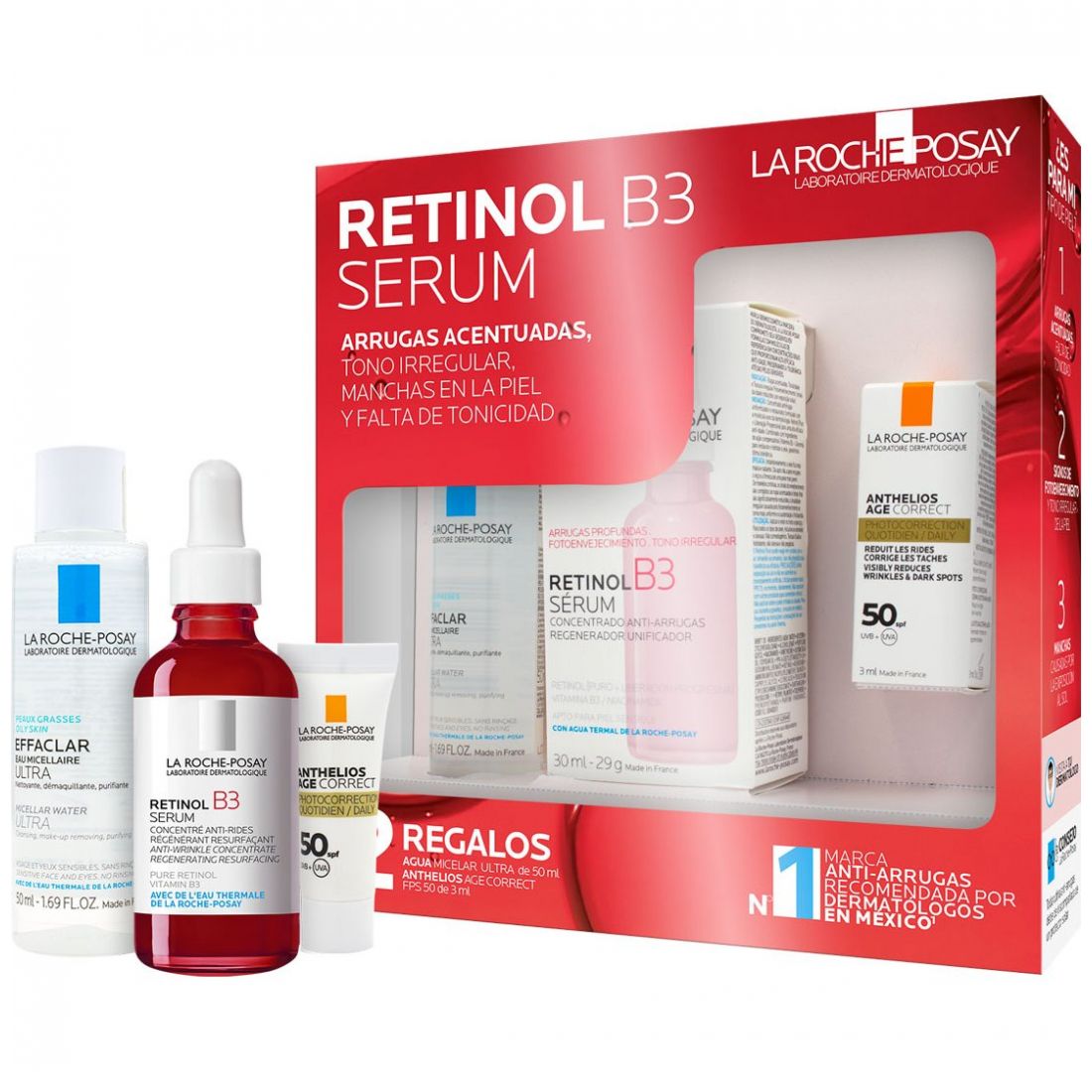 Kit Sérum Retinol Puro Desmaquillante Bloqueador Solar image number 1