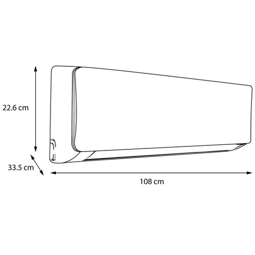 Minisplit Midea Forest On/off 24000 Btu 220V Solo Frío