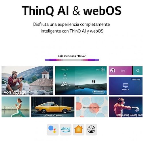 Pantalla LG 65" Qned Ai Thinq 4K Smart Tv 65Qned80Sqa