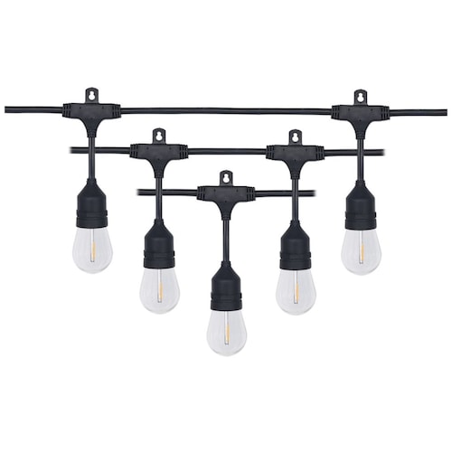 Serie de Luces Led Café Honeywell de 14.6M de Largo- 15 Bulbos