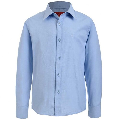 Camisa Manga Larga Diseño Panal Oscar Collection 5259Mz para Niño