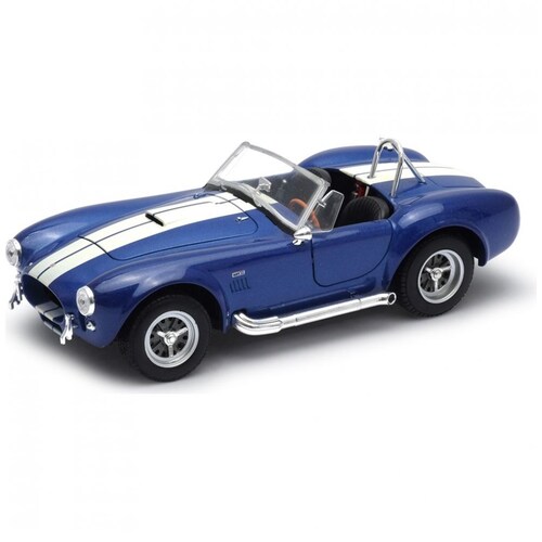 Carro Clásico de Colección 1965 Shelby Cobra 427 S/c, Metallic Blue 1:24 Welly