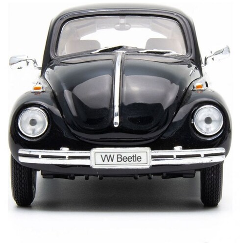 Carro Clásico de Colección Volkswagen Beetle , Black 1:24 Welly