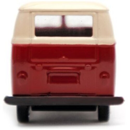 Carro Clásico de Colección  1963 Volkswagen T1 Bus, Red 3" Welly