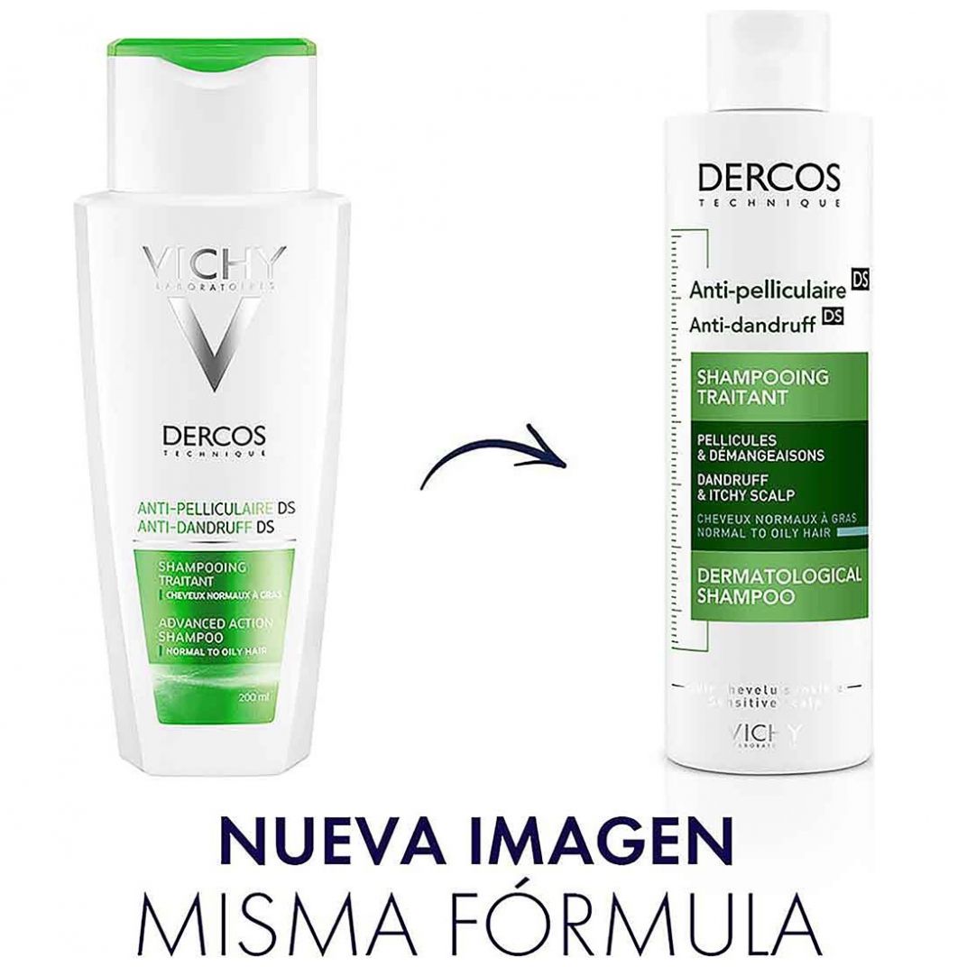 Vichy Dercos Shampoo Anticaspa Normal a Graso 200 ml image number 1