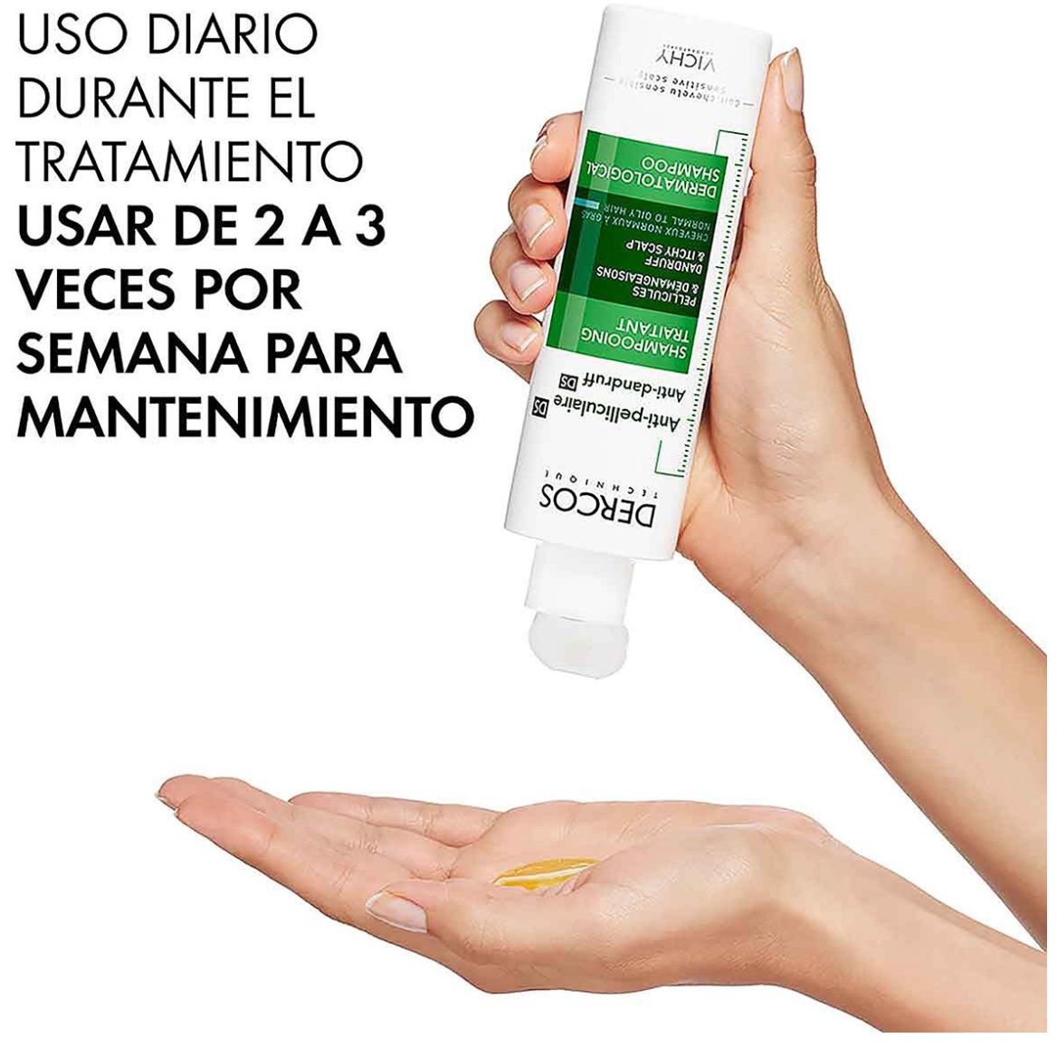 Vichy Dercos Shampoo Anticaspa Normal a Graso 200 ml image number 6