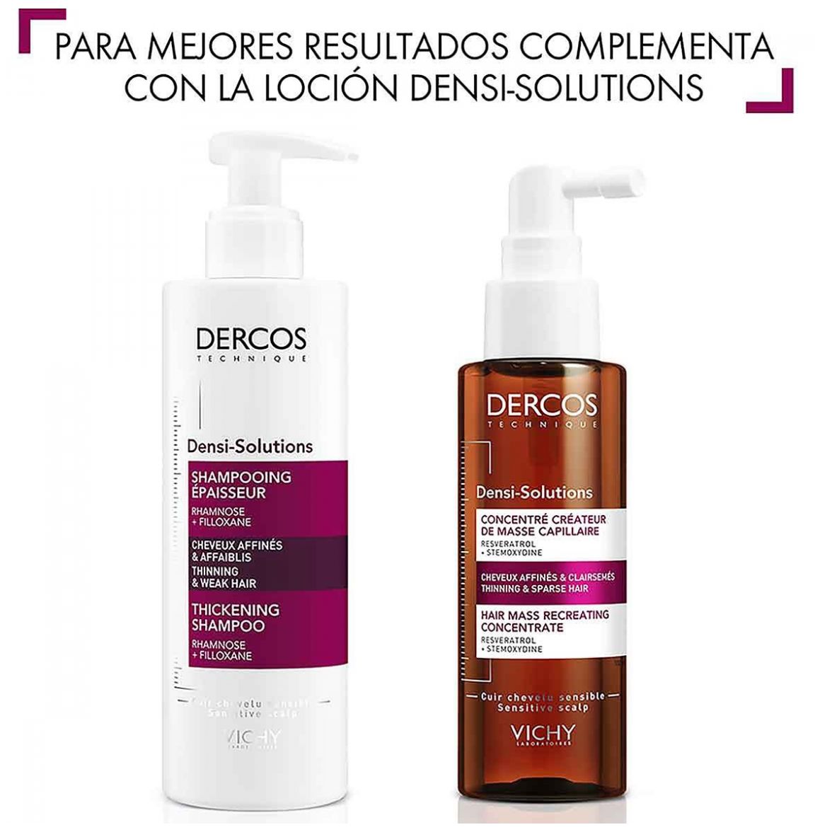 Vichy Dercos Densi-Solutions Shampoo Densificador 250 ml image number 0