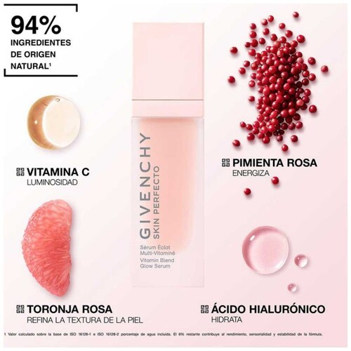 Skin Perfecto Givenchy Suero, Rico en Vitaminas. Booster de Luminosidad Saludable